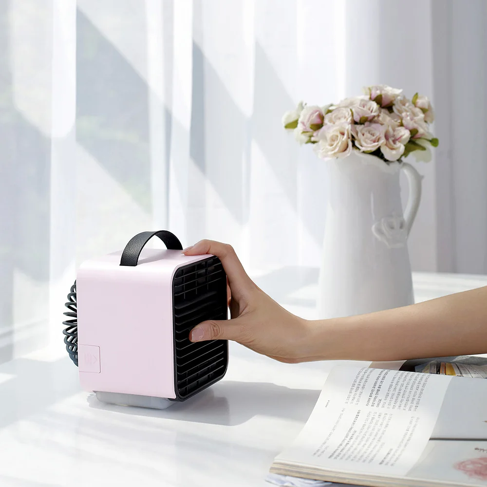 Portable air conditioning fan