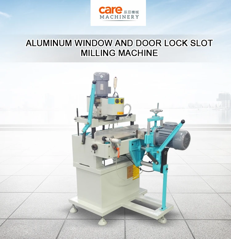 1.85kw Lock Hole Slot Processing Machine For Aluminum & PVC Profile  Door And Window  Milling Machine