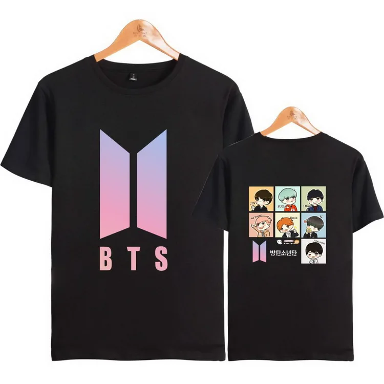 Bts Bangtan Boys Woman Tshirt Top Summer Kpop Short Sleeve Custom T
