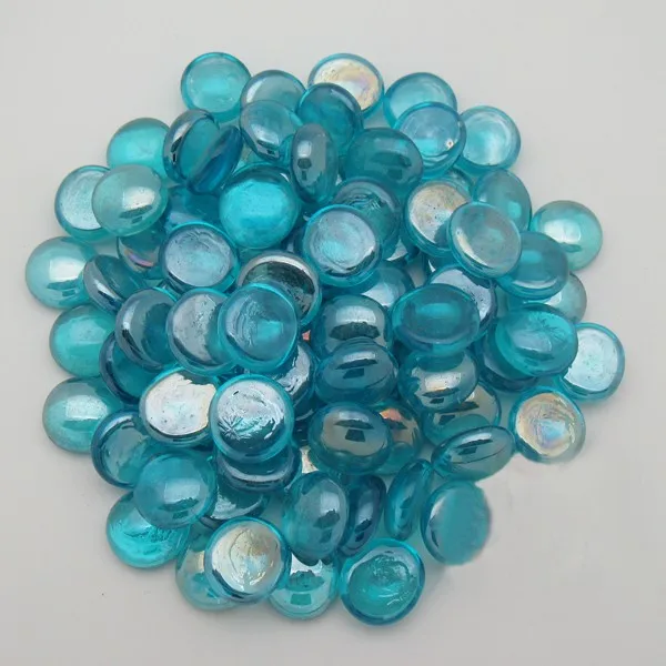 flat bottom glass beads