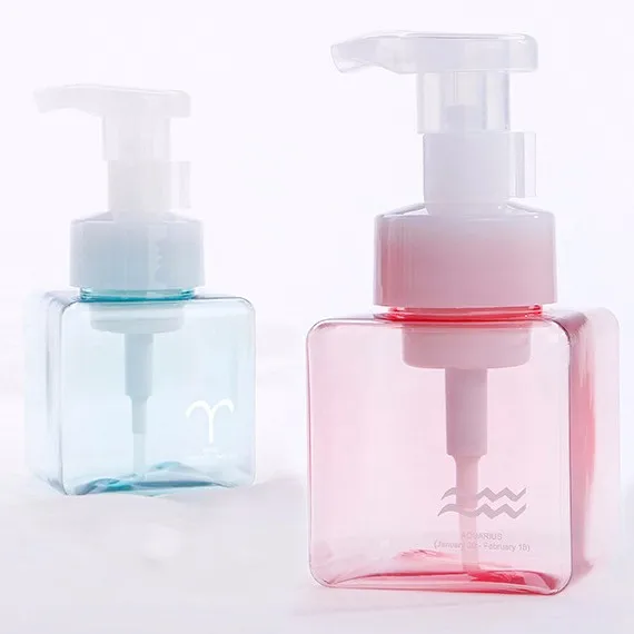 Bpa Free Refillable 8.81fl Oz 250ml Plastic Empty Bubble Bottles For