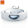 Intelligent choice white acrylic indoor massage bathtub china hot tub optional bubble bath
