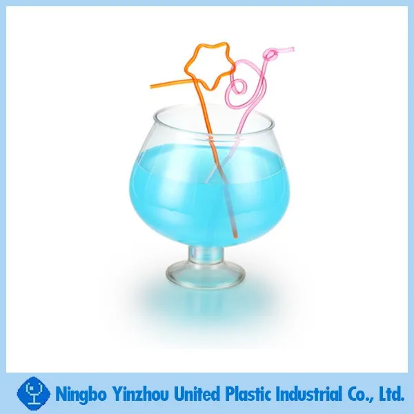 2.5l Plastic Fish Bowl Cup With Straw Buy 2.5l Plastic Fish Bowl Cup