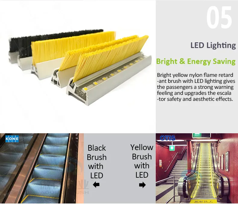 Skirt Guard Panel Brush For Escalator Move Walk Product On Alibaba Skirt Guard Panel Brush For Escalator Move Walk Product On Alibaba