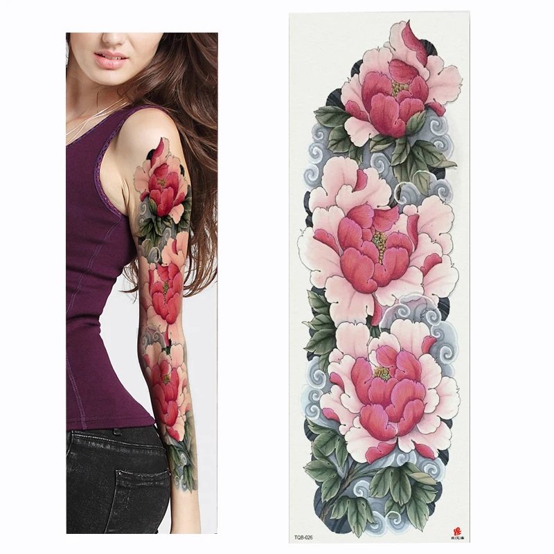 10pcs Body Tattoo Sticker Flower Cool Tattoos Grass for Men Women (D) | eBay