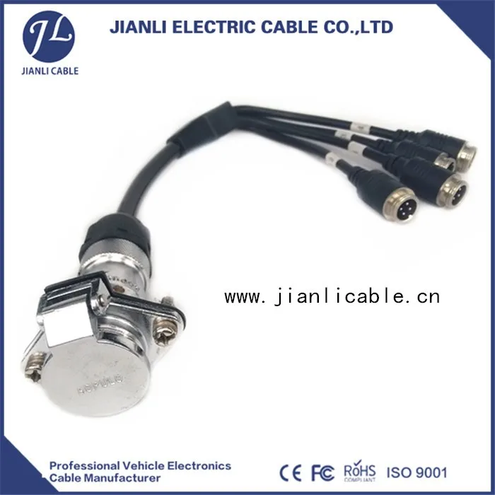 Câble Connexion Câble Rallonge Voiture Remorque Prise 7 Broches