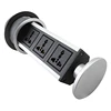 Desk countrertop tabletop mounted kitchen power socket with universal plug