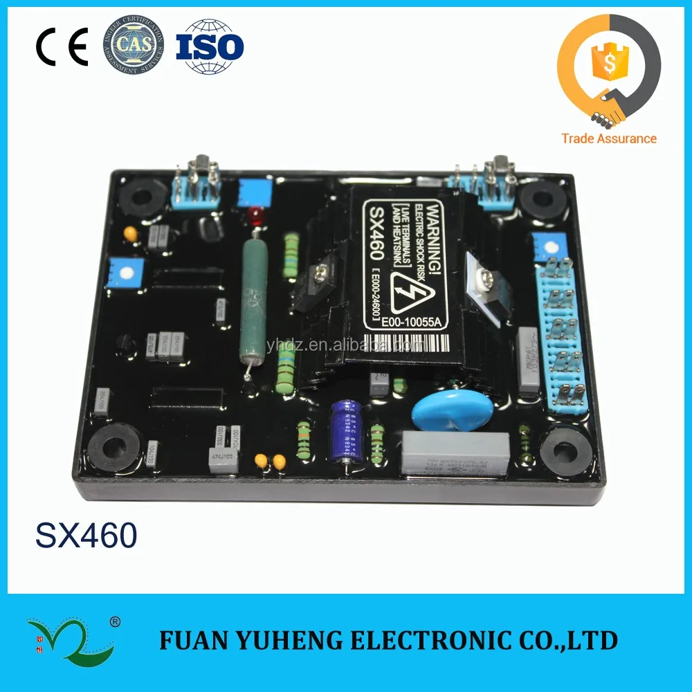 Generator Circuit Diagram 3 Phase AVR Automatic Voltage Regulator SX460
