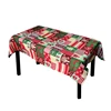 New design popular quality cotton Christmas table cloth