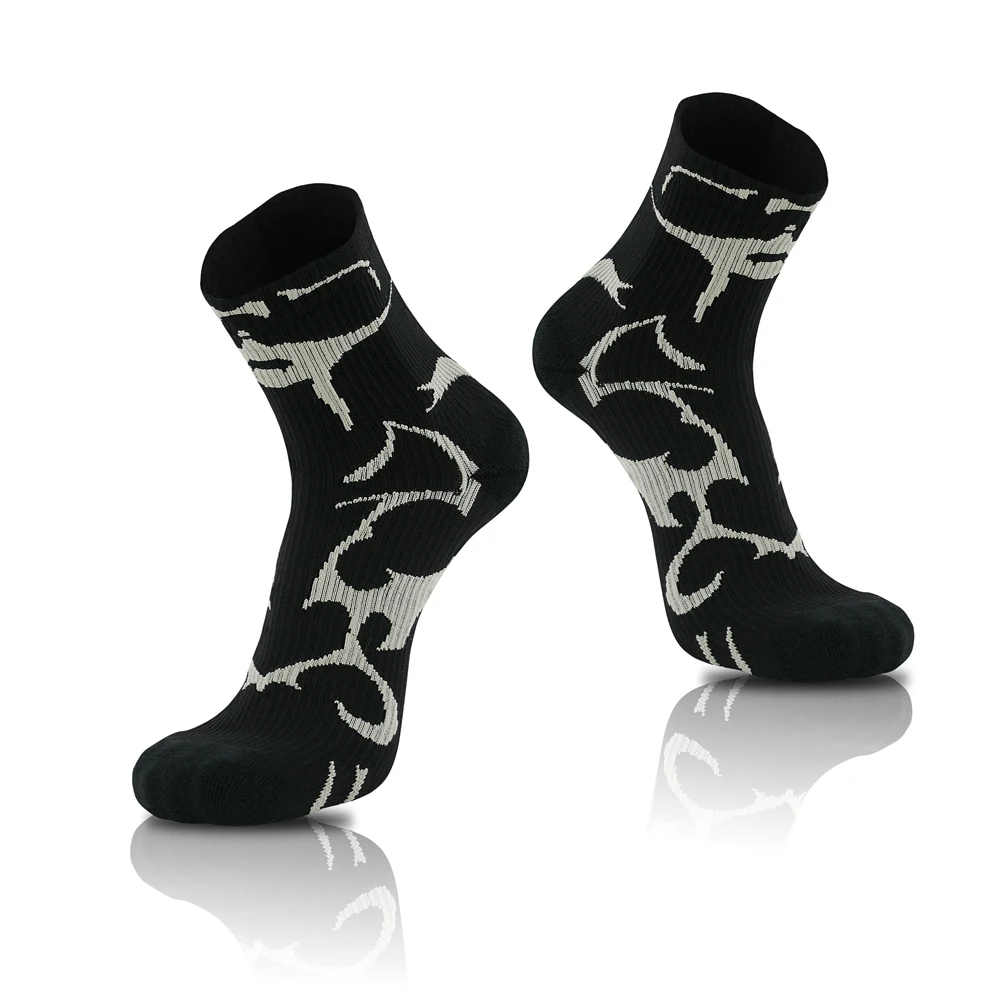 Riding Sweat-Absorbent Breathable Running Hiking Gothic Hiking Compression Socks Running
