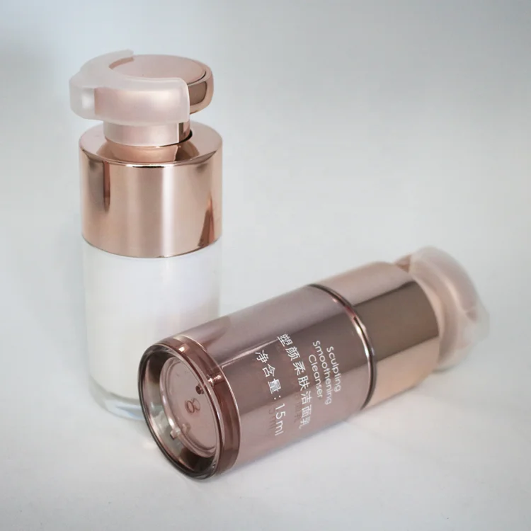 Superior Quality 15ml 30ml 50ml Cosmetic Pump Bottle Rose Gold Luxury ...