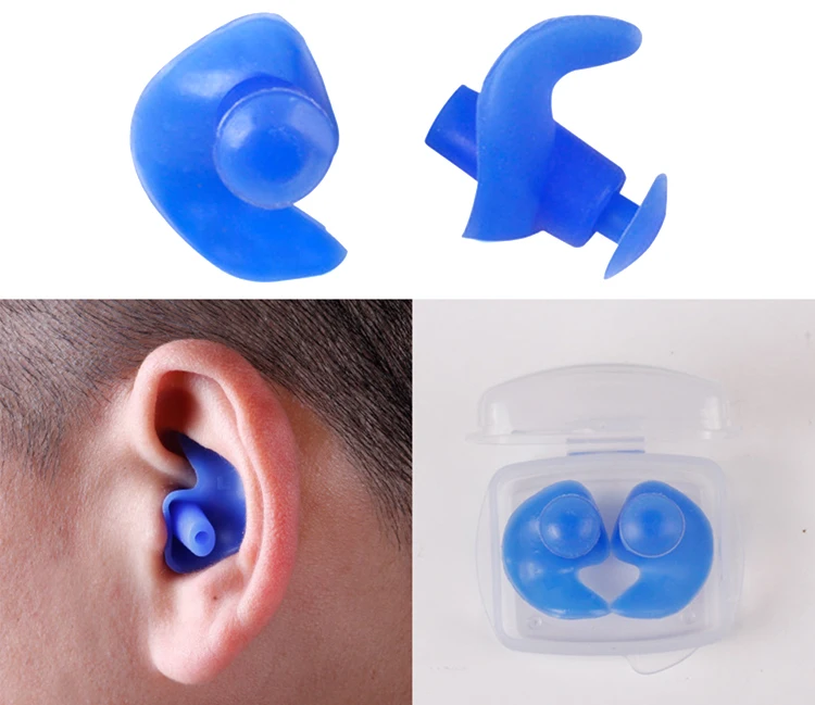 Ear Protection Safety Waterproof Swim Soft Silicone Swimming Ear Plugs