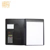 a4 Black PVC Leather Business Document Case Custom Portfolio