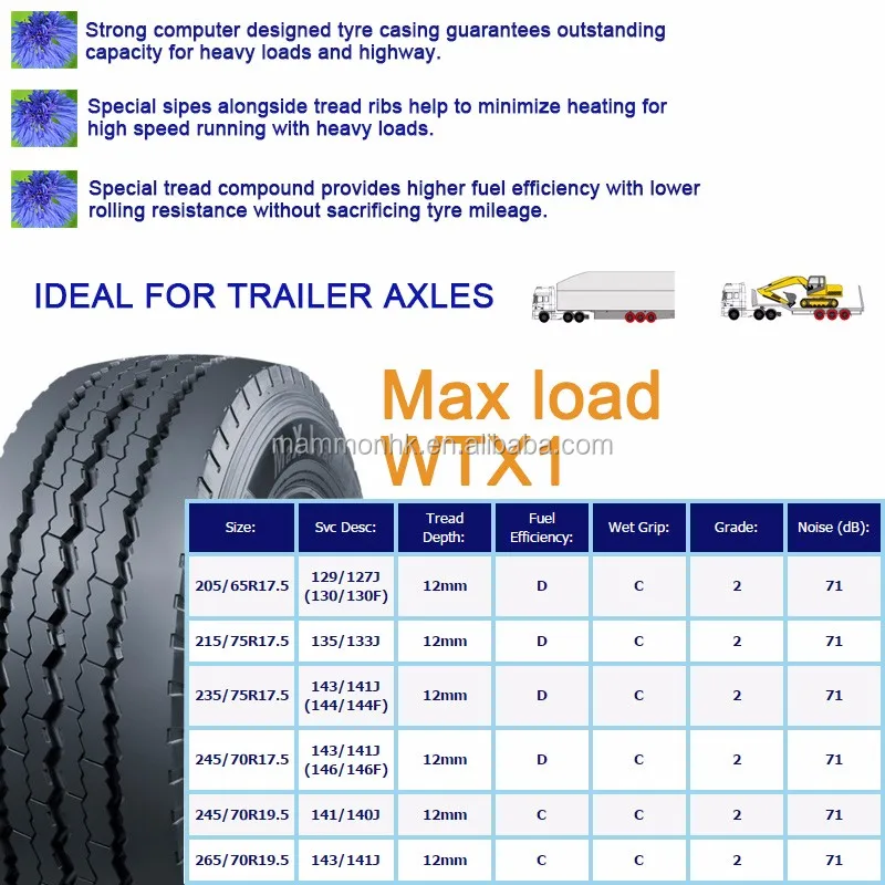 New Trailer Tire For Max Load Truck Tire Westlake Goodride Wtx1 245