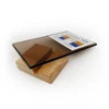 Customized size and shape color prevent lampblack laminated glass backsplash for kitchen wall decoration