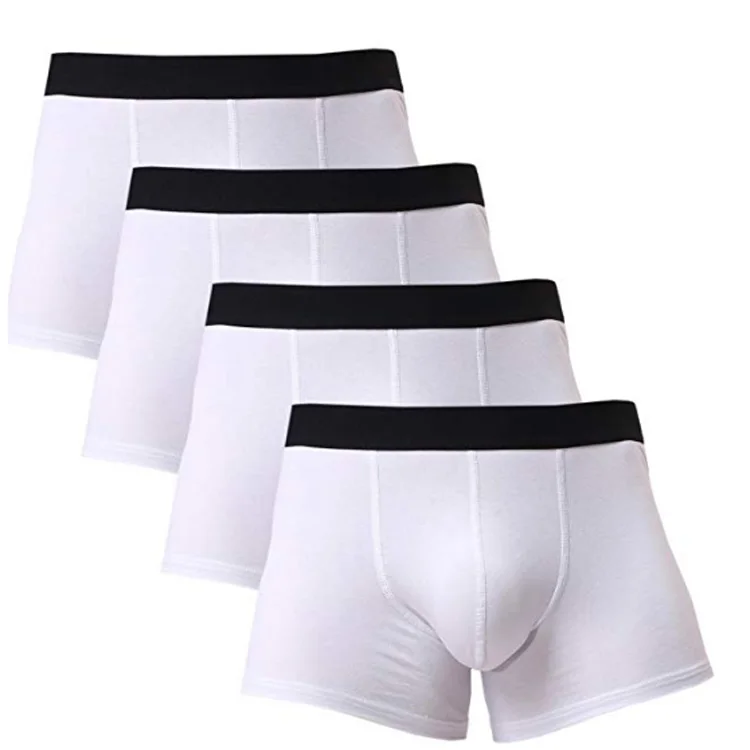 Wholesale Custom Solid Color Tumblr Teen Boy White Underwear - Buy Boys ...