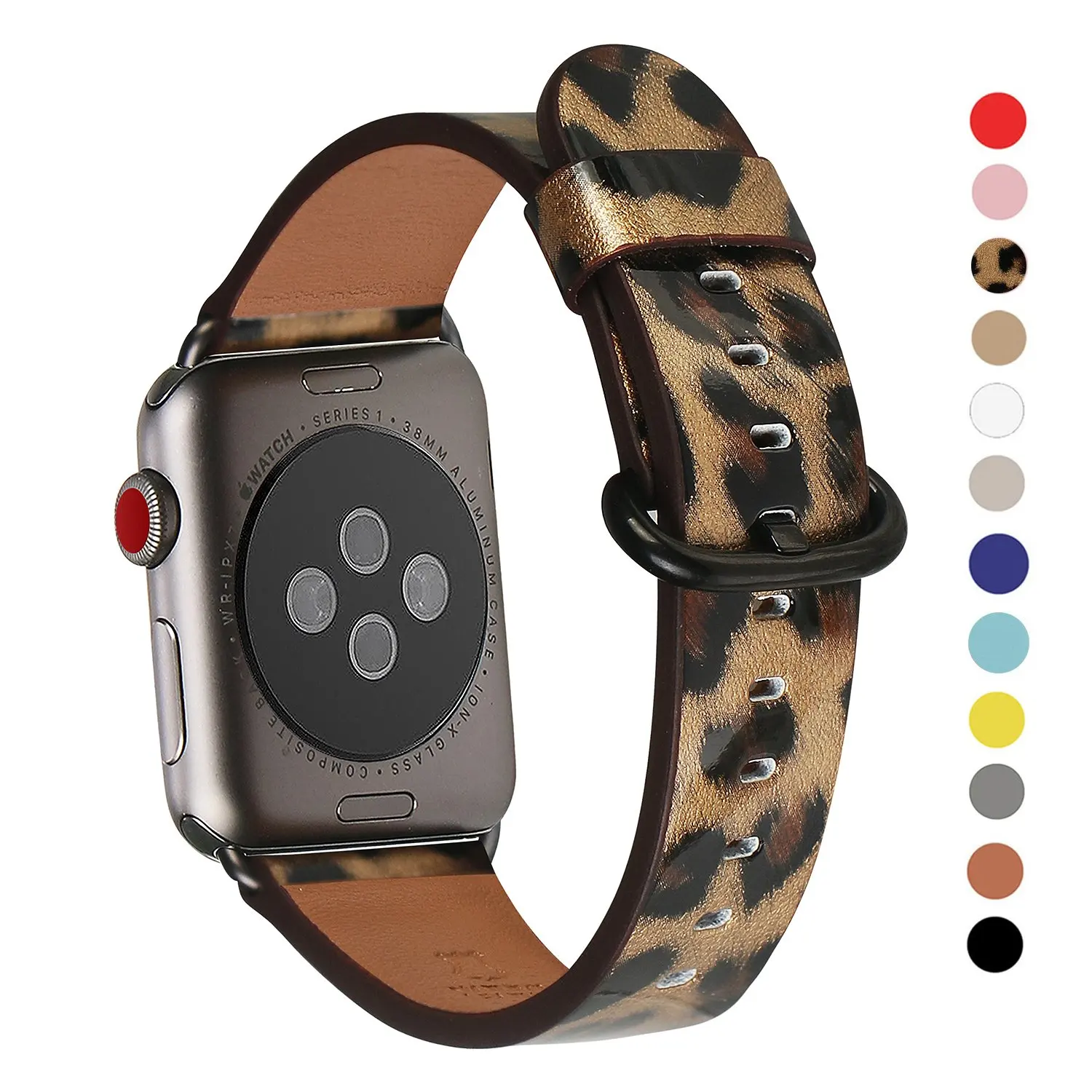 leopard print apple watch band 42mm