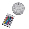 Colorful Wedding Table Decoration LED Light Torch RGB Submersible LED Light With Remote Control