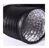 HVAC Systems Black Aluminum Round Flexible Air Duct