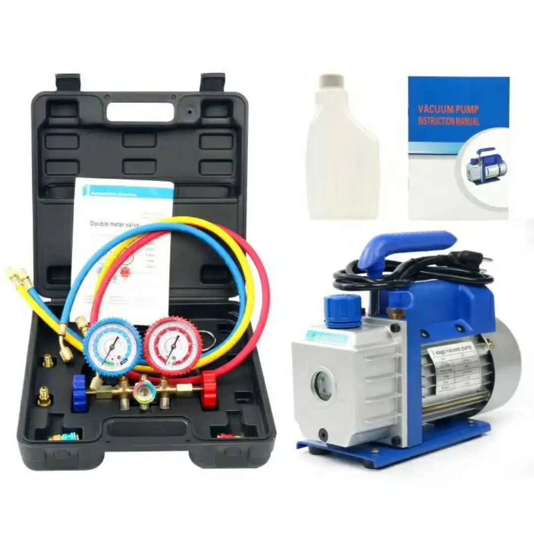 manifold gauage&  pump
