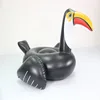 Water floating games inflatable black swan for floating