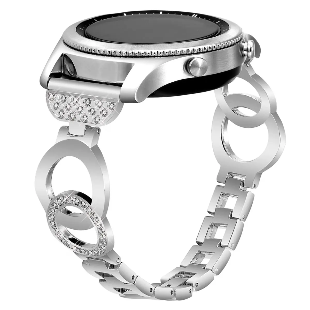 Buy Samsung Gear S2 Classic R732 Bands, Fose Stainless Steel Metal ...