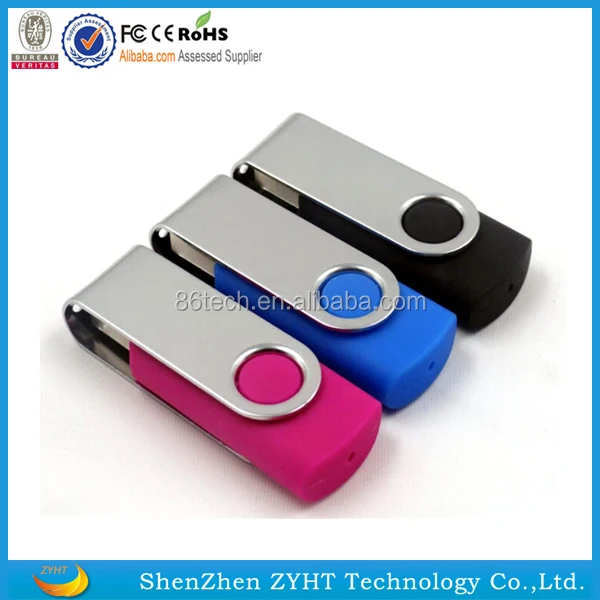Cheapest Swivel Plastic Case Usb Flash Drive With Custom Logo In Opp