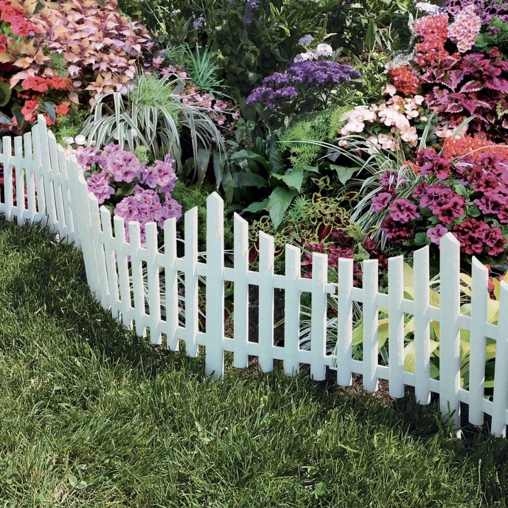 White Free Combination Garden Edging Picket Plastic Garden Fence Buy
