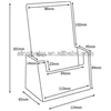 1/3rd A4 Counter Top Clear Plastic Leaflet Holder
