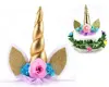 Unicorn Horns Cake Toppers Pick Unicorn Party Supplies Cartoon Kid
