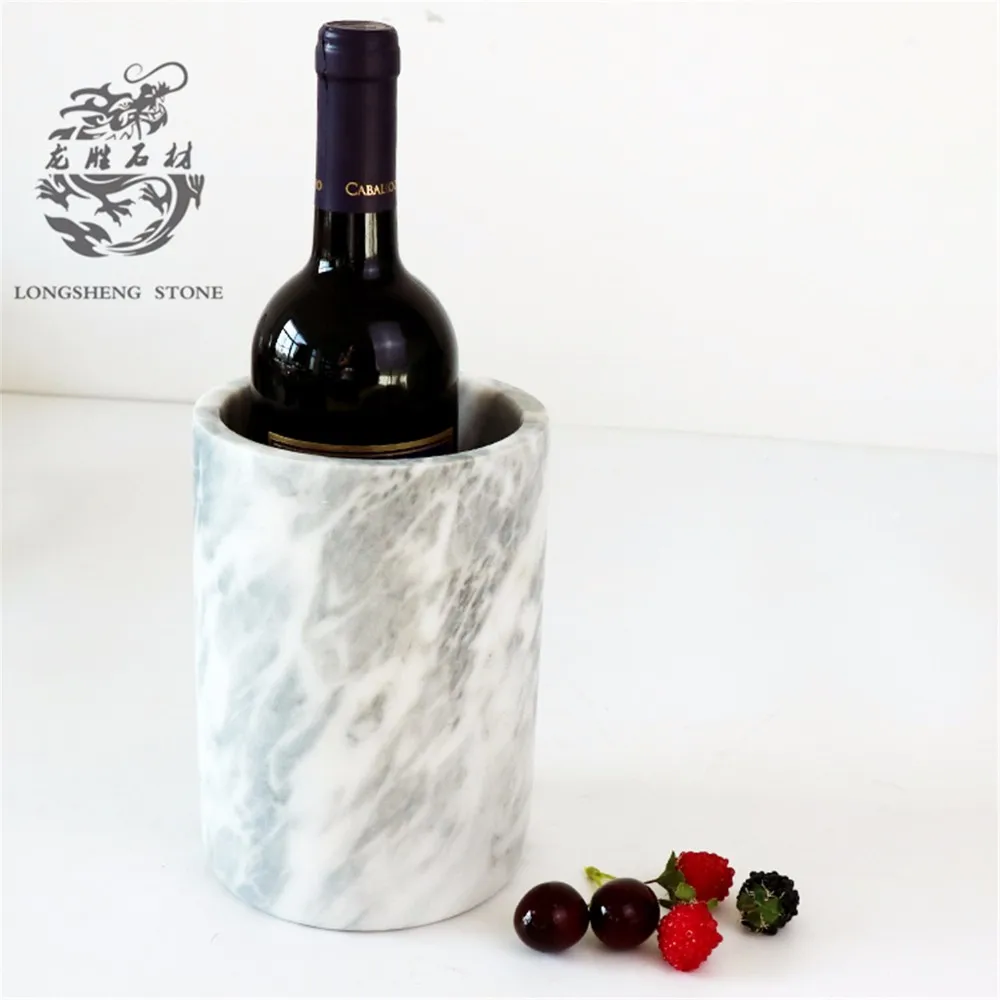 Wholesale Nature Professional Unique Marble Stone Wine Holder Bottle