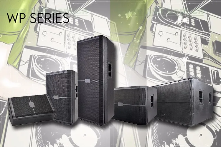 Rqsonic Wp215 2*15'' 800w 3way Ohm Loudspeaker Concert Dj Sound Box