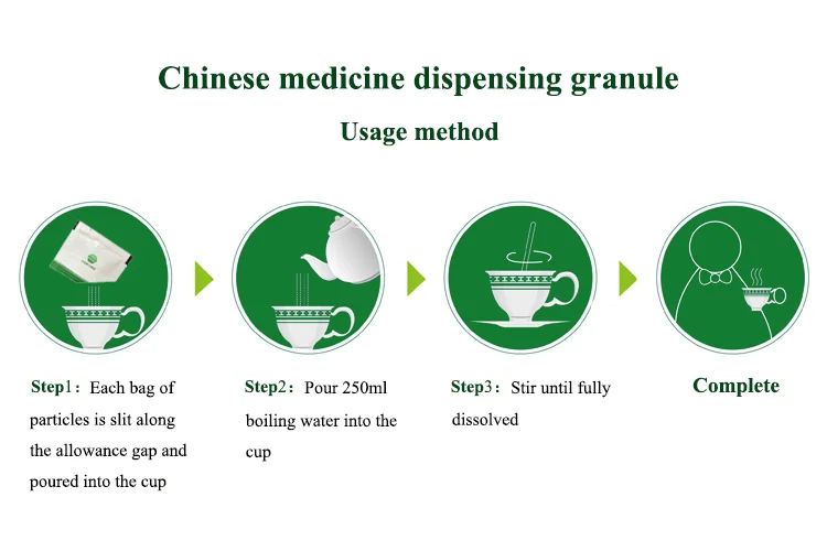 Traditional Chinese Medicine Dan Qi Pian Formula Granules For