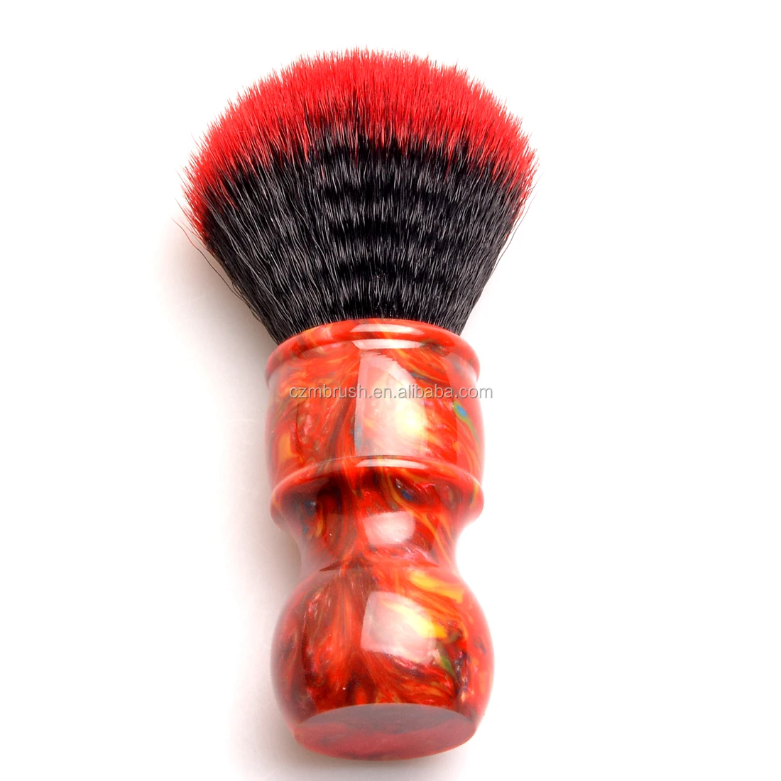 Soft Synthetic Shaving Brush Knots With Red Resin Handle Barber Shop