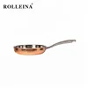 2019 Latest Heats Quickly Induction Bottom Tri-Ply Copper Frying Pan