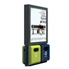 Lcd advertising display outdoor scrolling led light box with hospital trash bin