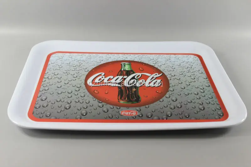 Plastic Dinner Tray Melamine rectangle food tray