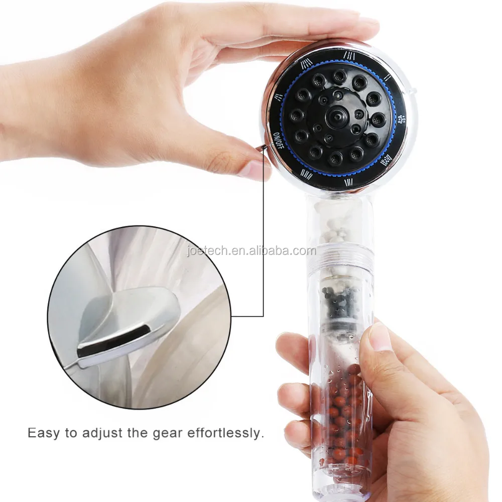 Spa Vitamin C Shower Filter Hand Water Transparent Shower Head Filter With Mineral Balls Buy