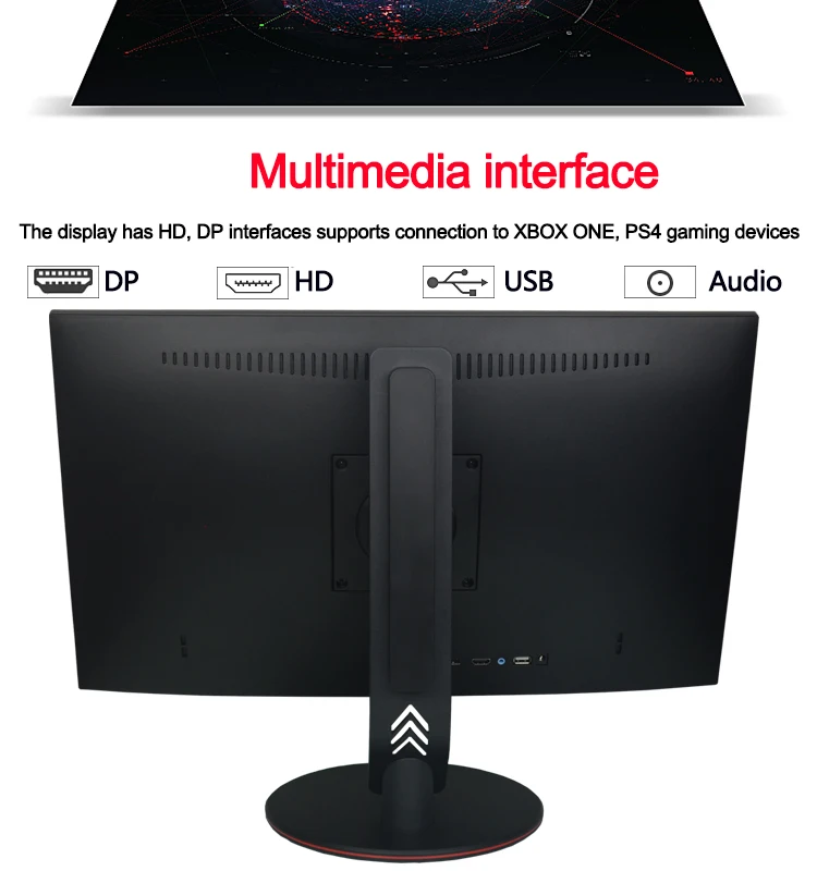 Ultra Thin 2k 24 Inch Frameless Computer Gaming Monitor Wholesale China