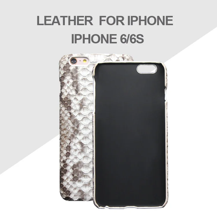 2019 New Product 100% Genuine Luxury Real Python Snakeskin Leather Cell Phone Case for iPhone 6 6s