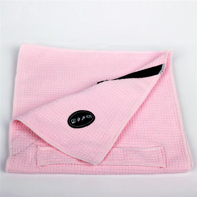 Wholesale Disposable Microfiber Sports Gym Towel With Zipper Pocket