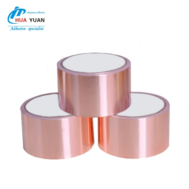 Double Side Nonconductive And Conductive Adhesive Copper Foil Tape