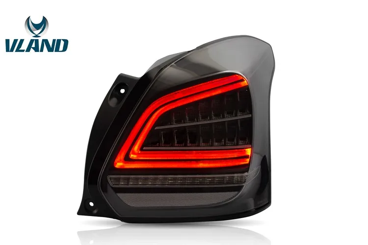 Vland Factory Car Taillights For Suzuki Swift 2017-2019 LED DRL Tail Light For Swift 2019 Full-LED Sequential Signal Taillight