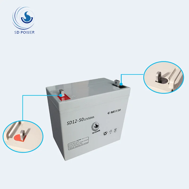 factory price vrla long life mobility scooter batteries 12v 50ah for solar