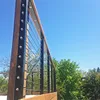 Balcony stainless steel railing wireless 5.1 sound bar system cable railing