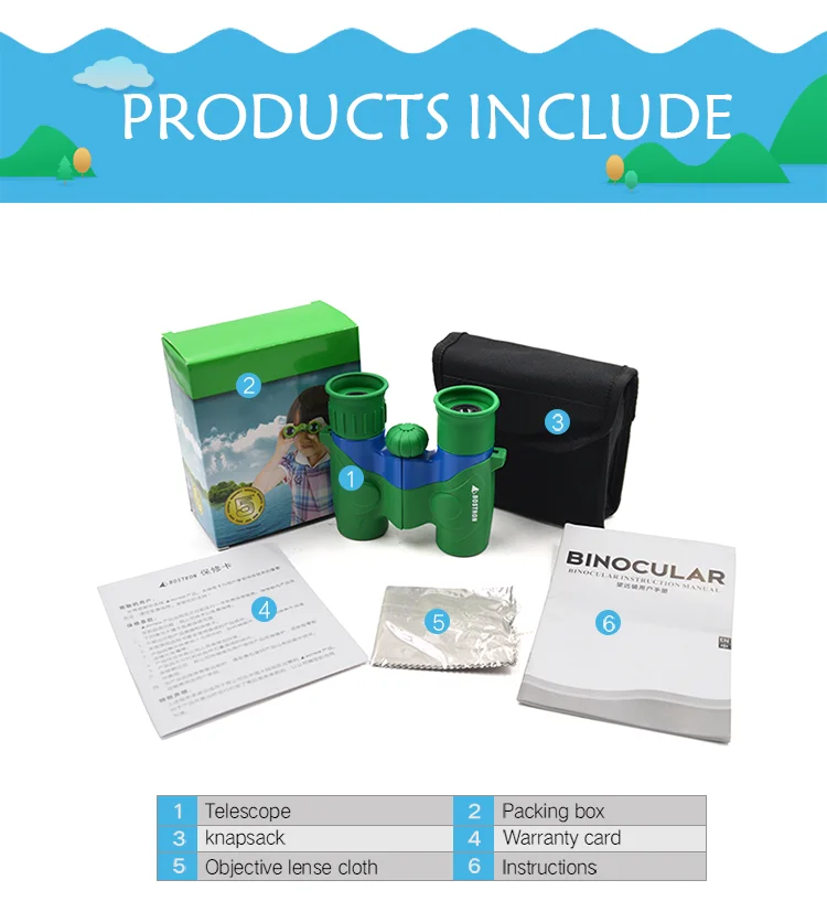 Outdoor Educational/Sports 6X21 portable kids binoculars/mini binoculars.png