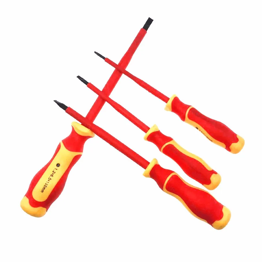 1000v Insulated Slotted Vde Screwdrivers - Buy Vde Screwdrivers,Slotted ...