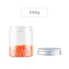250g for tea cosmetic storage container manufacturers Plastic Wide-Mouth Storage Jars