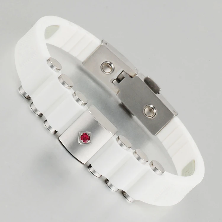 Inox Silicon Therapy Bracelet 99.999 Germanium Rubber Bracelet