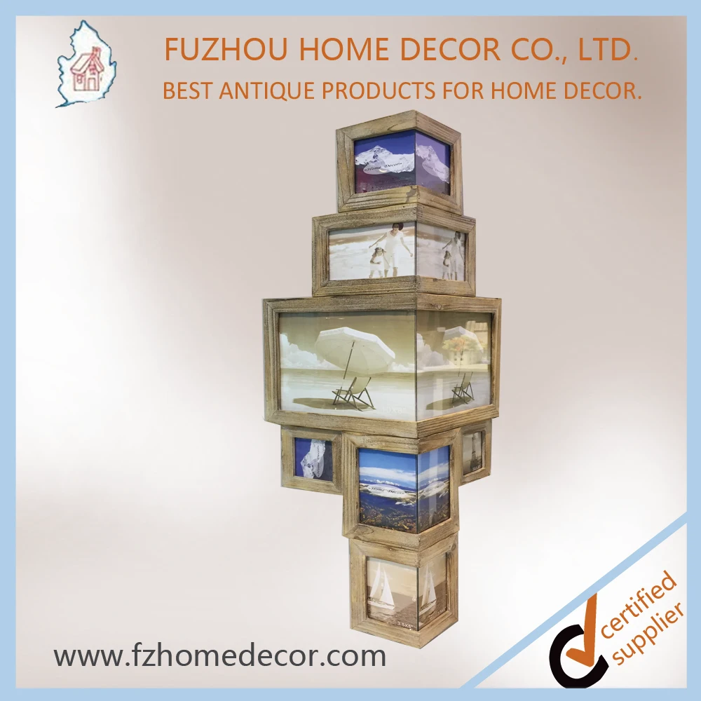 Antique Unique Wall Corner Photo Frame,Wooden Corner Picture Frame